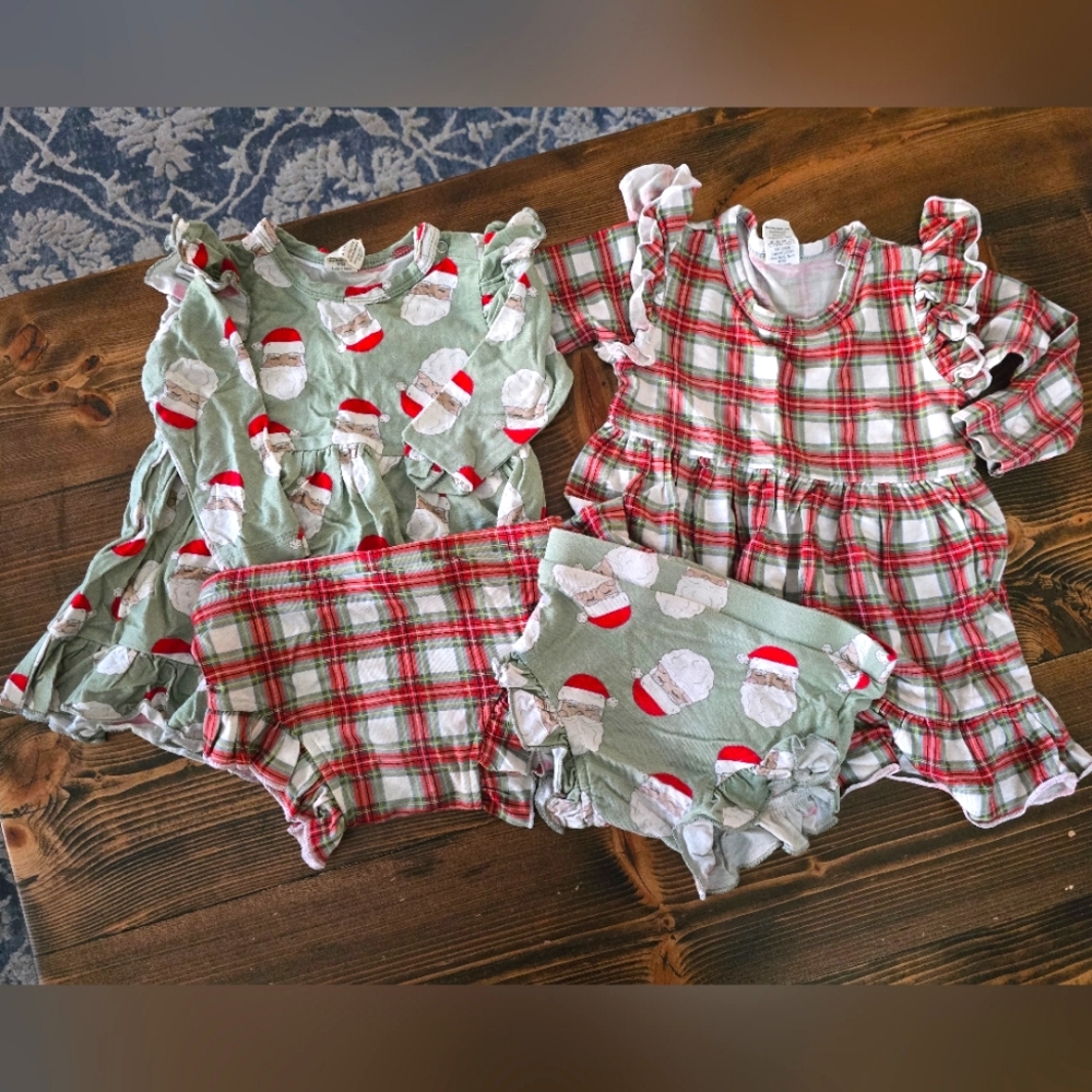 Larkspur Long Sleeve Ruffle Dress Bundle